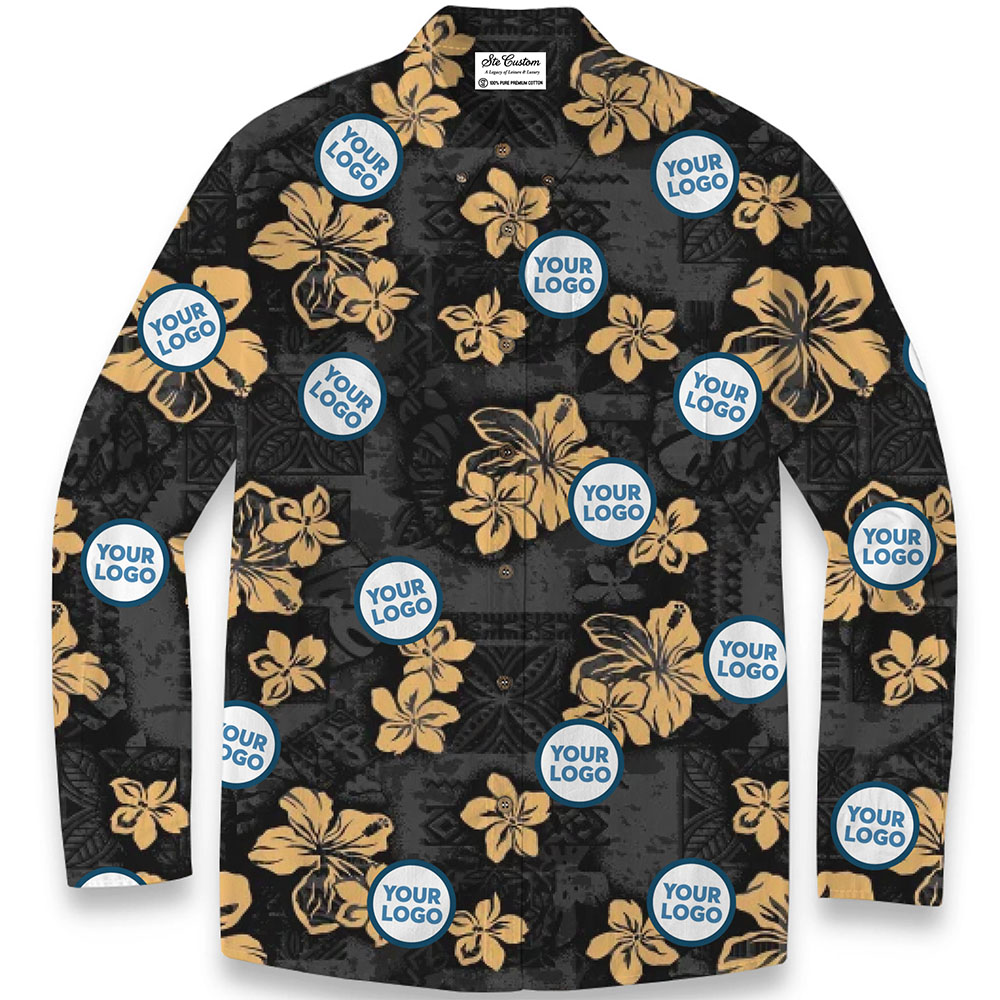 Spring Hawaii Vibe Premium Cotton Long Sleeve Shirt 9